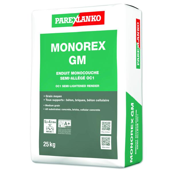 Enduit monocouche MONOREX GM J10 sac 25Kg