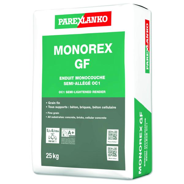 Enduit monocouche MONOREX GF J10 sac 25Kg
