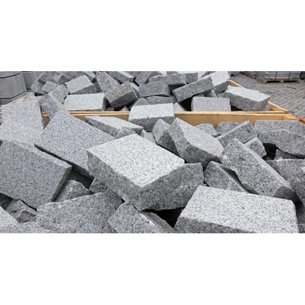 Bordure granit ALPENDORA T2 flammé 14x25x100cm gris