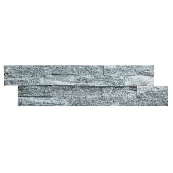 Parement granit sur résine BIASCA LIGHT 15x55/60cm Ep.15-25mm gris