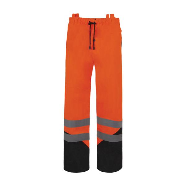 Pantalon de pluie haute visibilité SPEED 2 orange/noir T.S