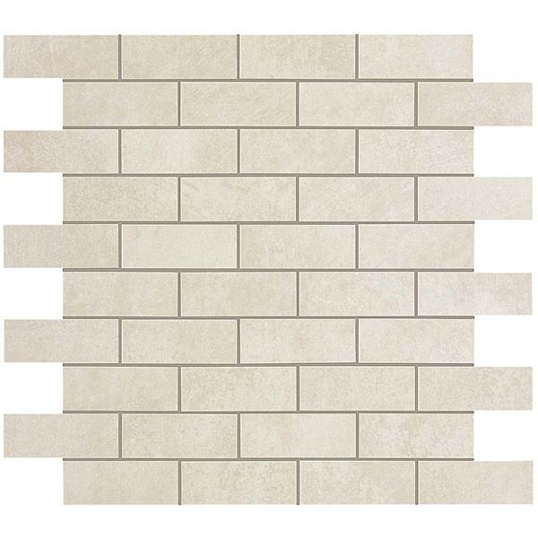 Faïence décor BOOST white minibrick 30,5x30,5cm - Samse.fr