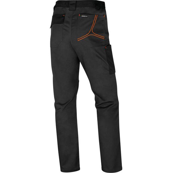 Pantalon de travail MACH2 M2PA3STR gris/orange T.S
