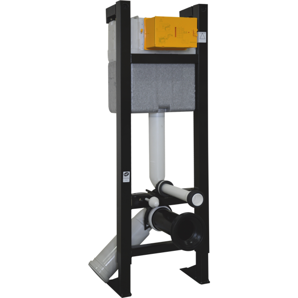 Bâti-support autoportant EVO noir 40x18x111,3cm NF