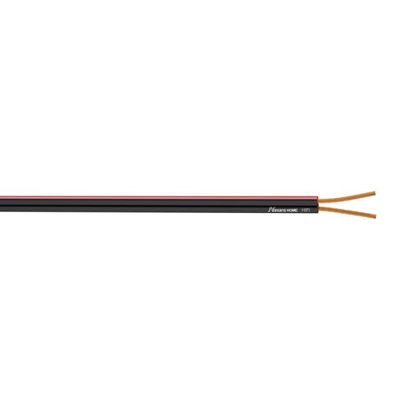 Câble domestique hifi 2 X 0,75mm² noir/rouge au mètre