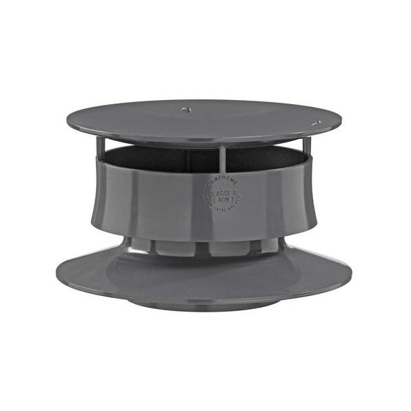 Extracteur Statique First Plast ES100S - Diamètre 100 Mm, Couleur Sable - Pour Conduit D'évacuation, Fixation Par Collage PVC