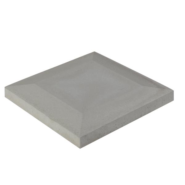 Chapeau de pilier 40 plat 1/2 PENTE gris