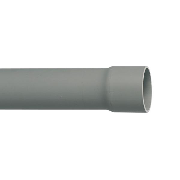 Tube PVC Compact Diamètre 125 Mm – Longueur 4 M – Norme NF – Pour évacuation, Canalisation – Expédié Coupé En 2x2m