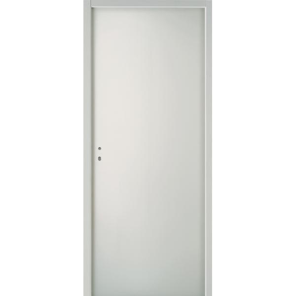 Bloc porte alvéolaire plane rivD prépeint 204x93 perf+ 86x54 pêne dormant demi-tour