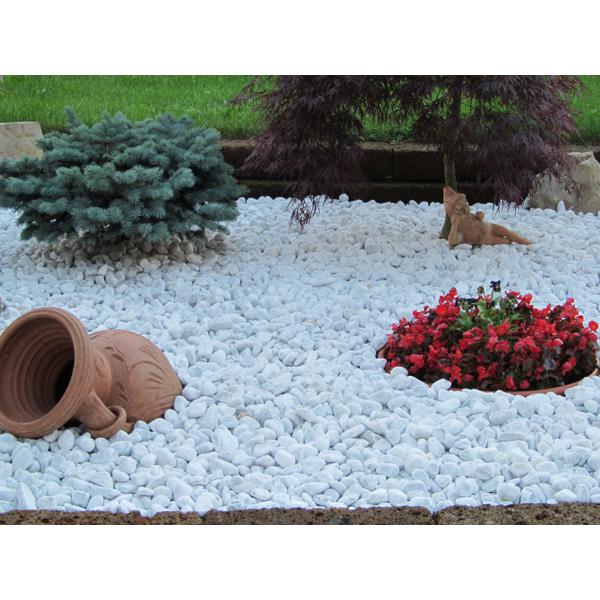 Cailloux Blanc Sac Galets Blancs 25 Kg Galets Marbre Blanc De